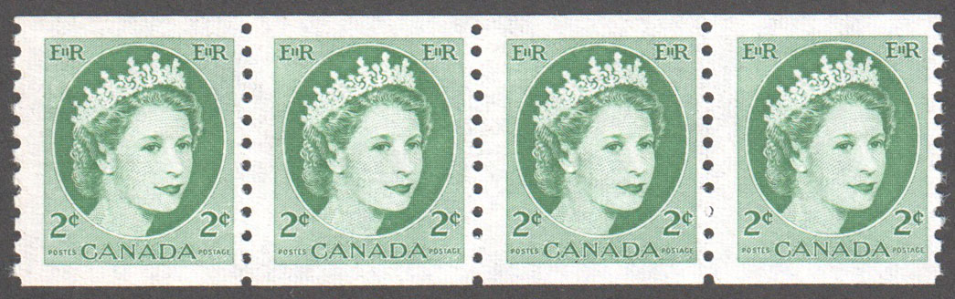 Canada Scott 345 MNH Strip F - Click Image to Close